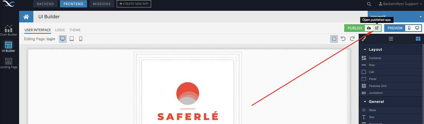 Redirection From Wix Not Working UI Builder Backendless Support Redirection From Wix Not Working UI Builder Backendless Support