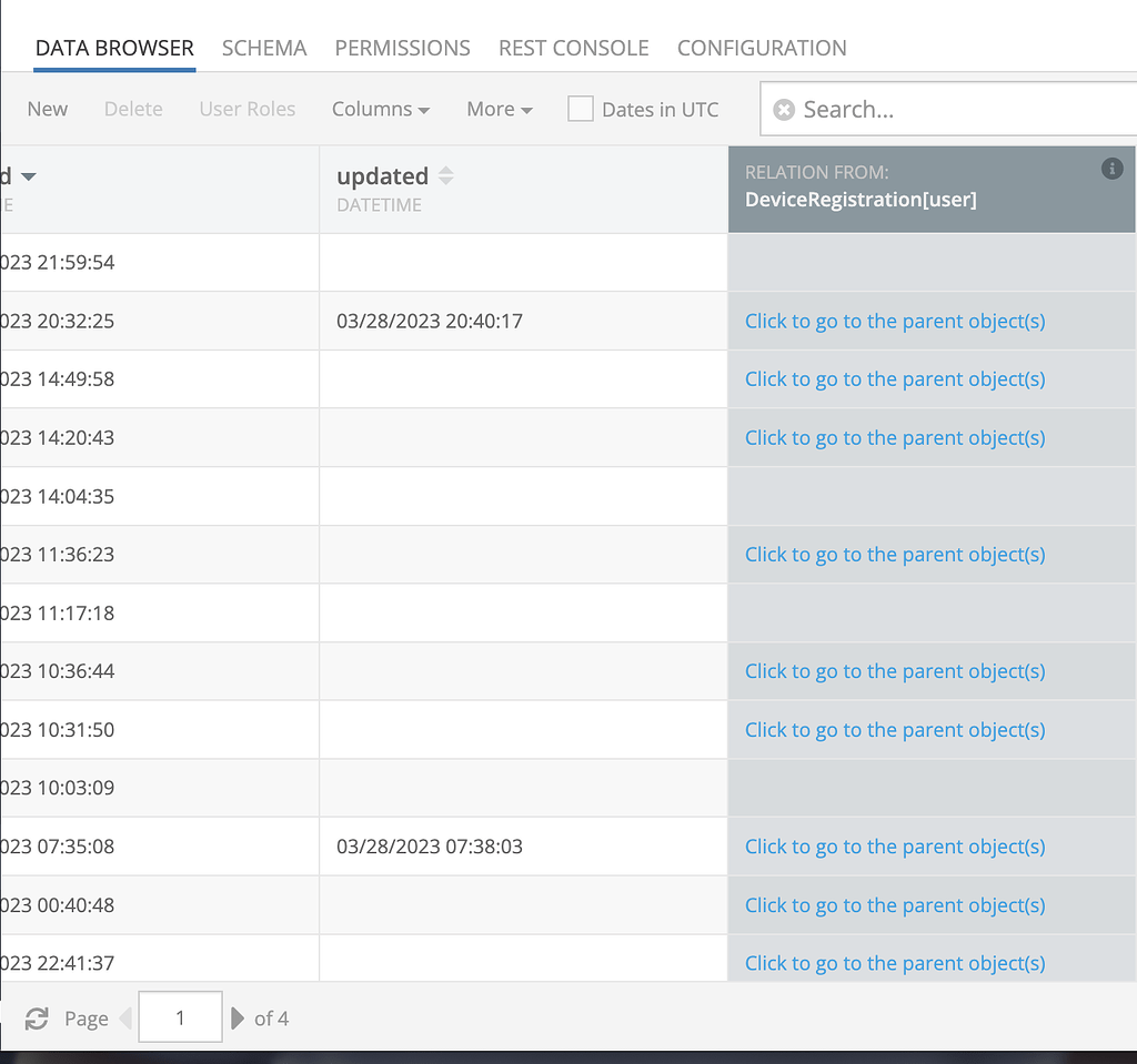Missing Device Registration - Data Service - Backendless Support
