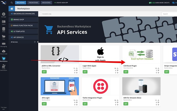 API Services - All Services - Marketplace - TestApp - Backendless 2022-06-23 19-50-13
