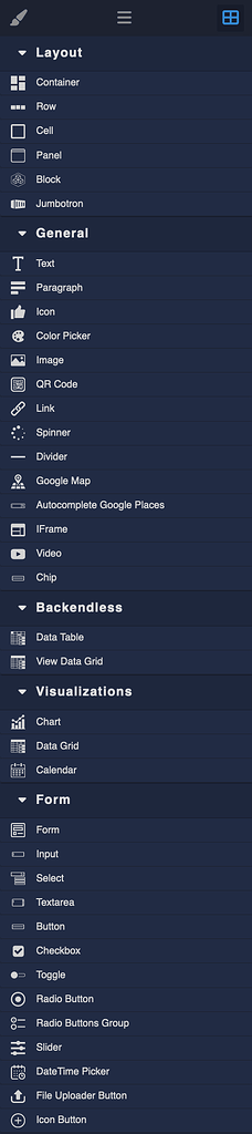 How to re-add Workspace block in UI Builder? - UI Builder - Backendless ...