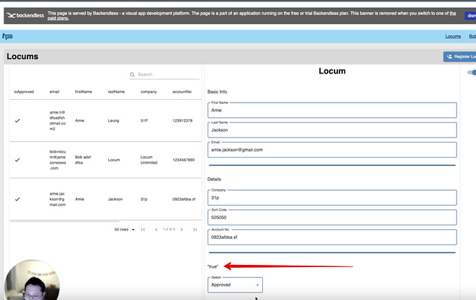 Dropdown not working as expected - UI Builder - Backendless Support 2023-08-20 10-33-58