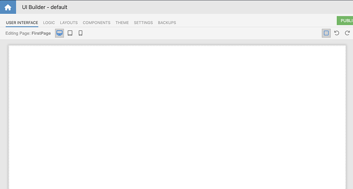 UI Builder - default - GigLocal_training - Backendless 2024-07-04 12-58-25