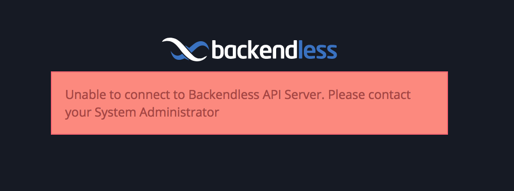 Backendless Server Is Down? - General - Backendless Support