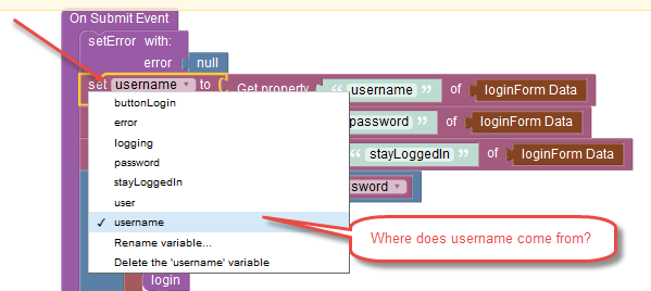 is that possible to set template property as a data source for