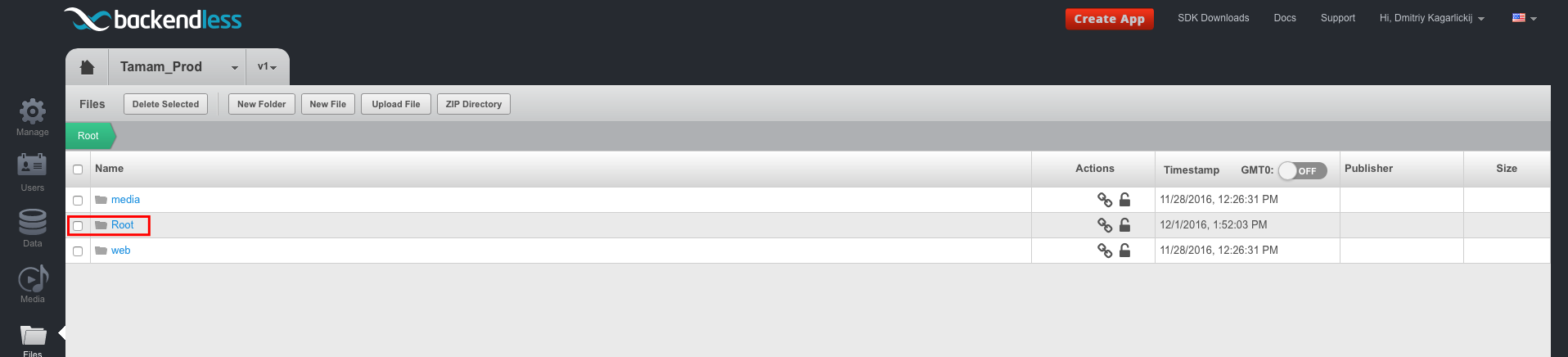 Data migration to new app: Importing files - General - Backendless Support